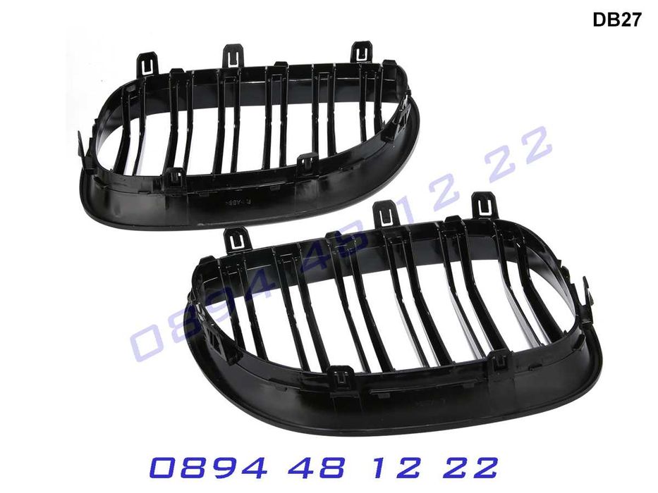 Двойни M5 M Бъбреци Решетки BMW E60 E61 2003г.-2010 БМВ Е60 Е61 Гланц