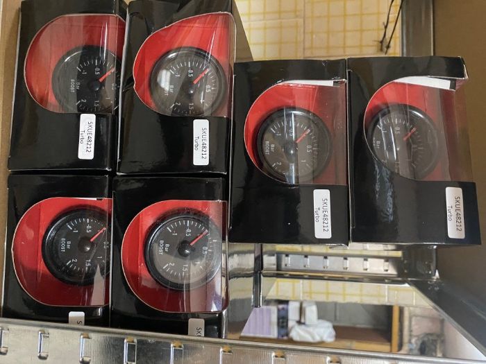 Boost meter тип VDO вдо boostmeter буст метър буустметър 0-2 бара 52мм