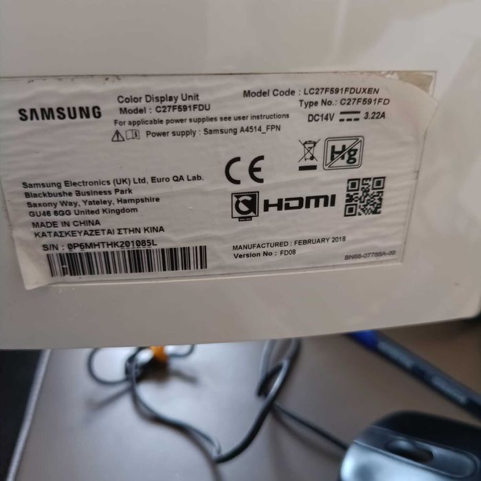 Vand monitor curbat 27 inch Samsung C27F591FDU