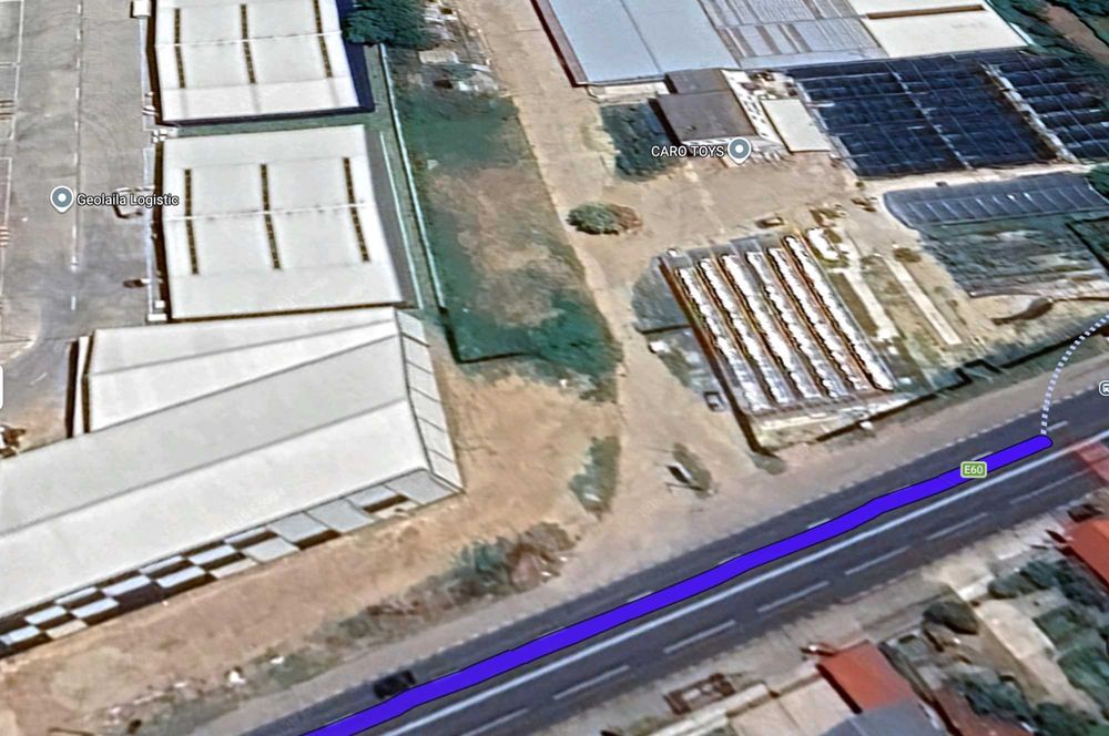 Inchiriere Teren Intravilan Afumati 1800mp, 22m la DN2/E85, €1/mp