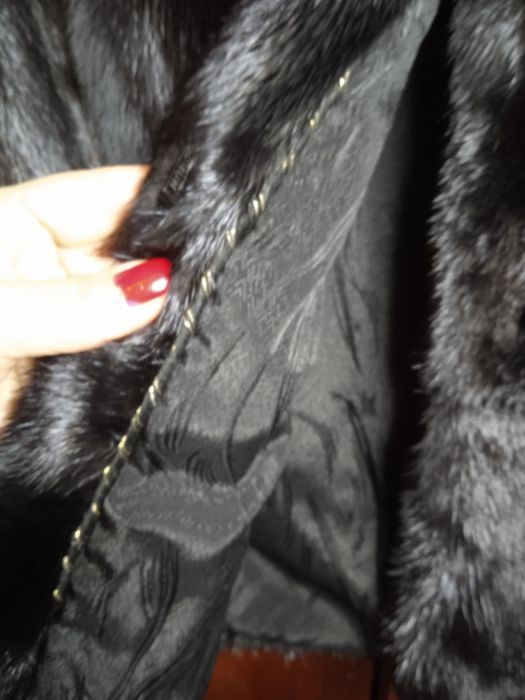 Шуба норковая цельная