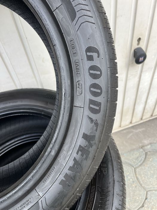 4 anvelope vara 205/55 R17, Good Year, 7mm profil ramas! DOT 2019!