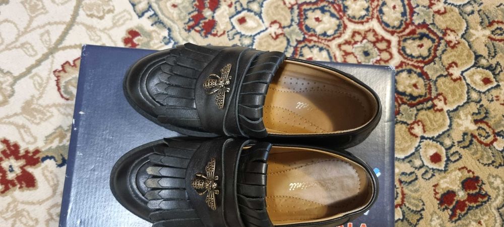 Mocasini din piele naturala