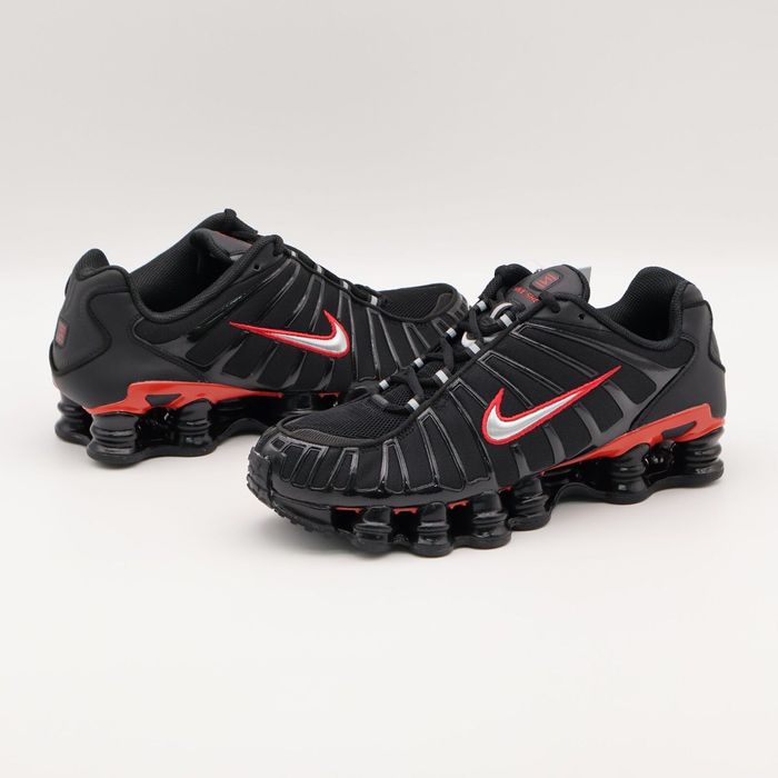 !НОВИ! Nike Shox TL | Black/Red | + КУТИЯ