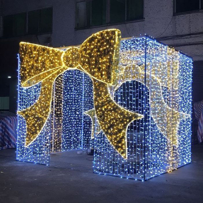 Новогодние оформление изготовление фигурок светодиодные