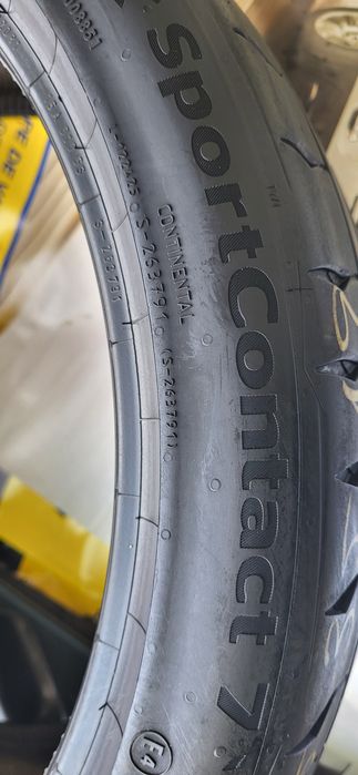o anvelopa 255 35 19 continental sport contact7 dot 2022 6,5mm