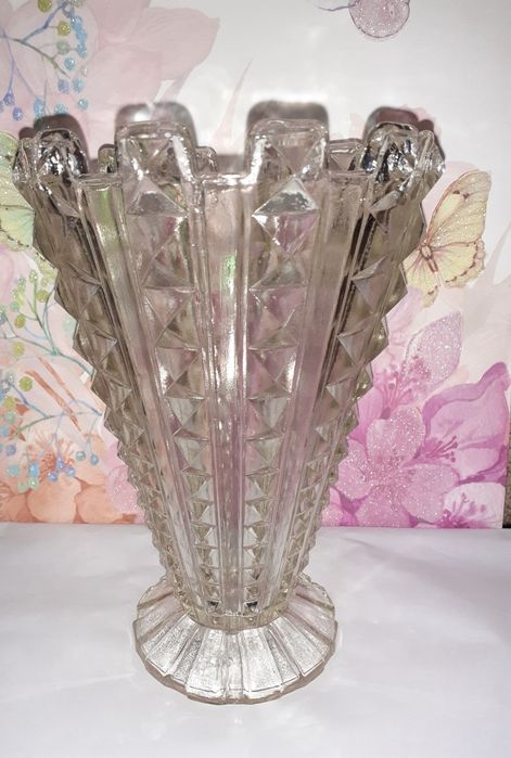 Vaza cristal perioada comunista de colectie