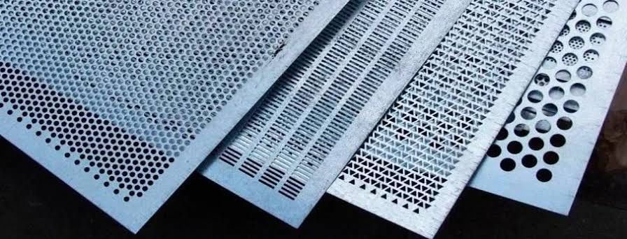 Tabla perforata inox , aluminiu si otel