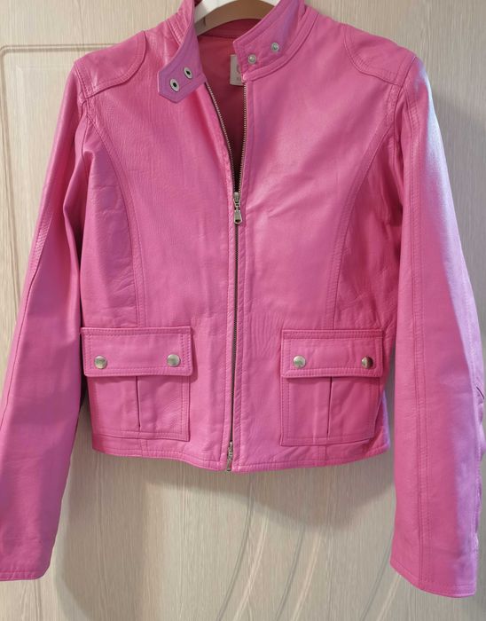 Дамско яке. НОВО. Естествена кожа. Произход Италия.