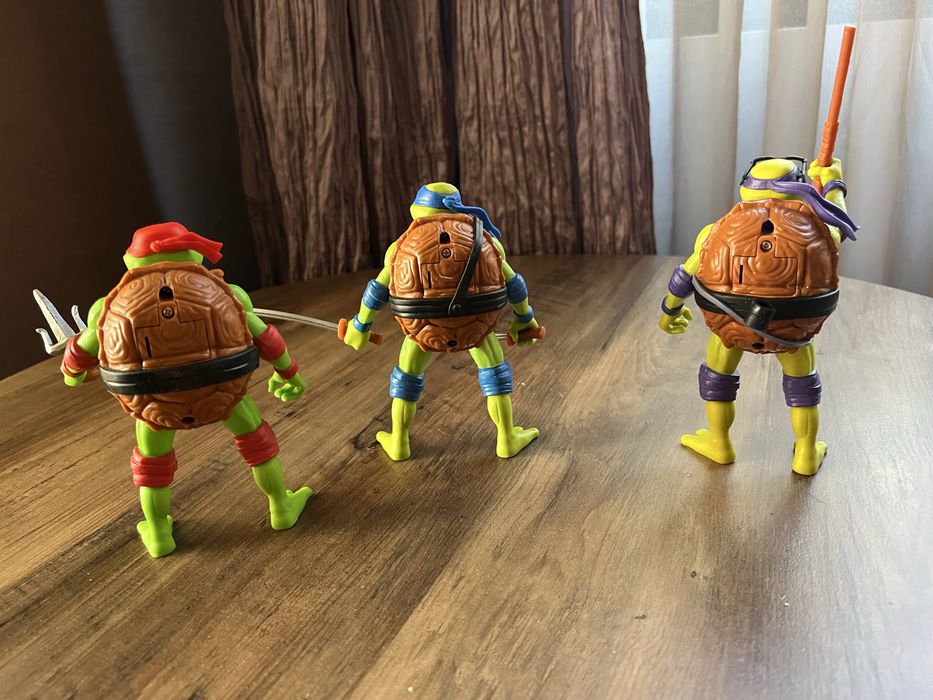 Котенурките ниджа - 3 бр. Фигурки Донатело. Леонардо и Рафаело
