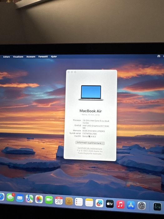 MacBook Air 13” 2019 – Space Gray – stare foarte bună