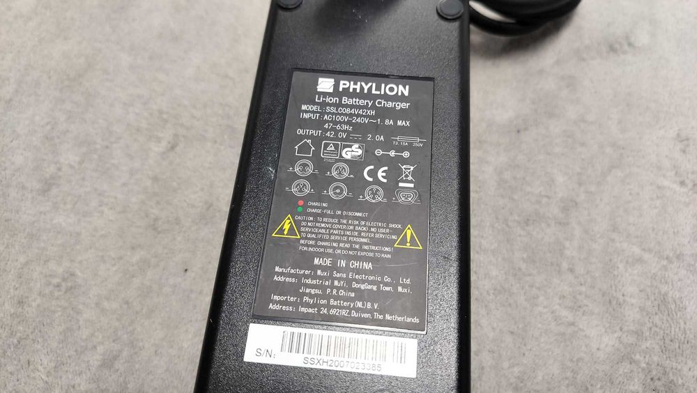 Incarcator 42v 2a SSLC084V42XH Joycube Phylion mufa Trapezoid 5 pini