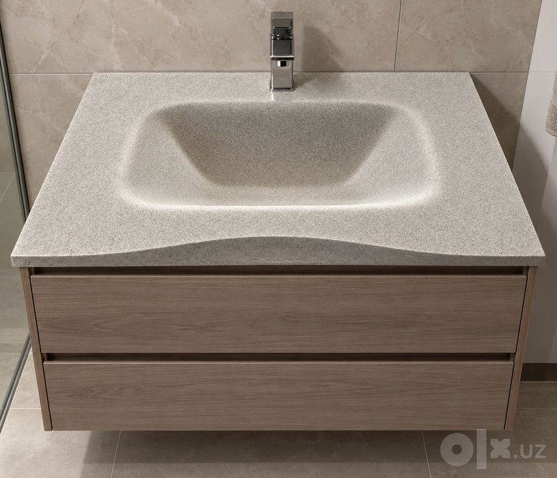 Изготовление столешницы, моек, раковины из акрилового камня