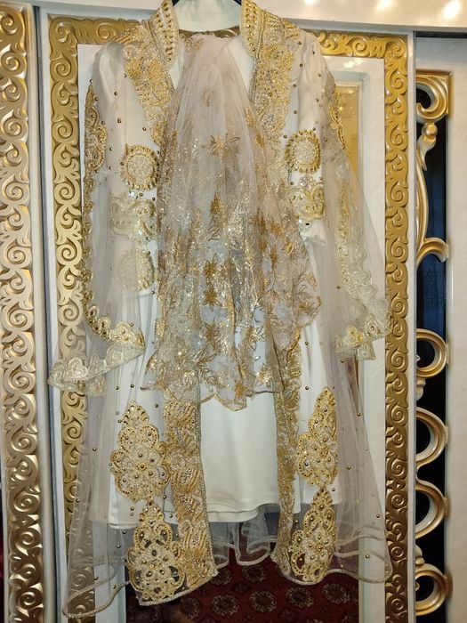 Kelinlik sarpo kuylak ansanbil&sharfi bilan