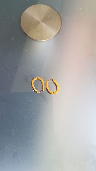 Позлатени обеци -нови