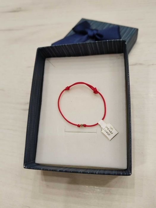 Гривна със Златно топче 14К + картичка с текст по ваш избор