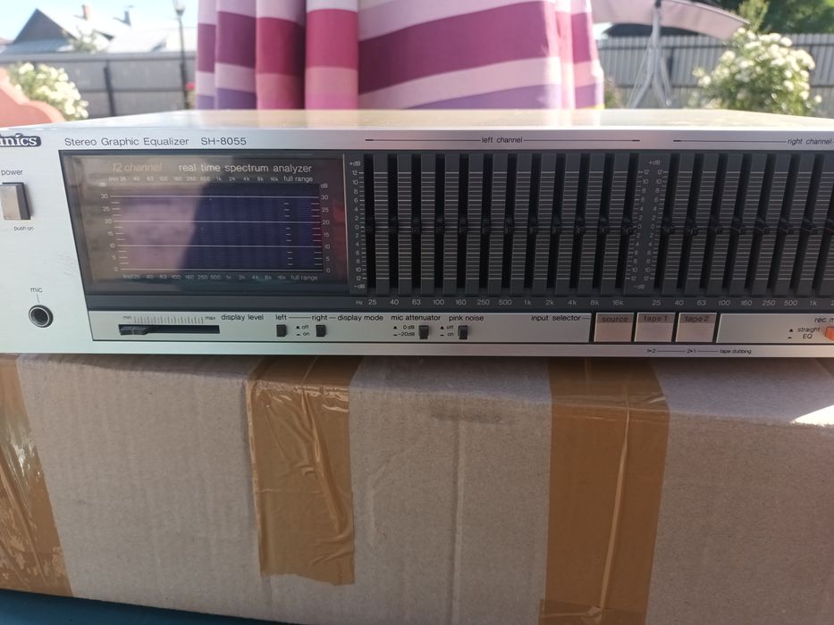 Egalizator/equalizer/procesor sunet technics sh-8055