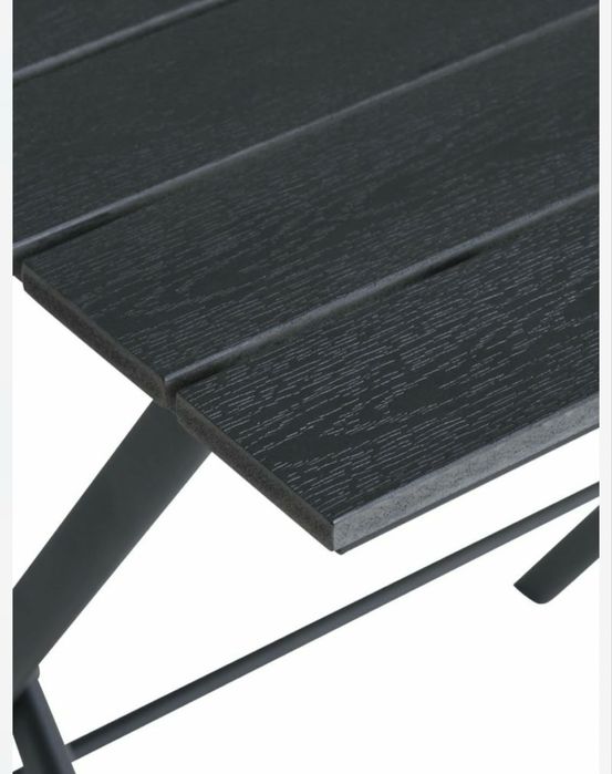 Градинска маса 65х65 черна