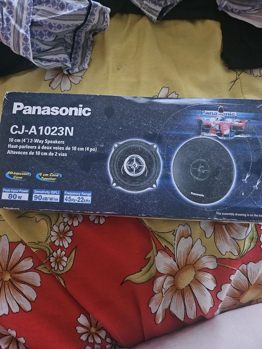 Boxe auto noi de mașina  80w. 90 db/w/m. 45hz - 22khz