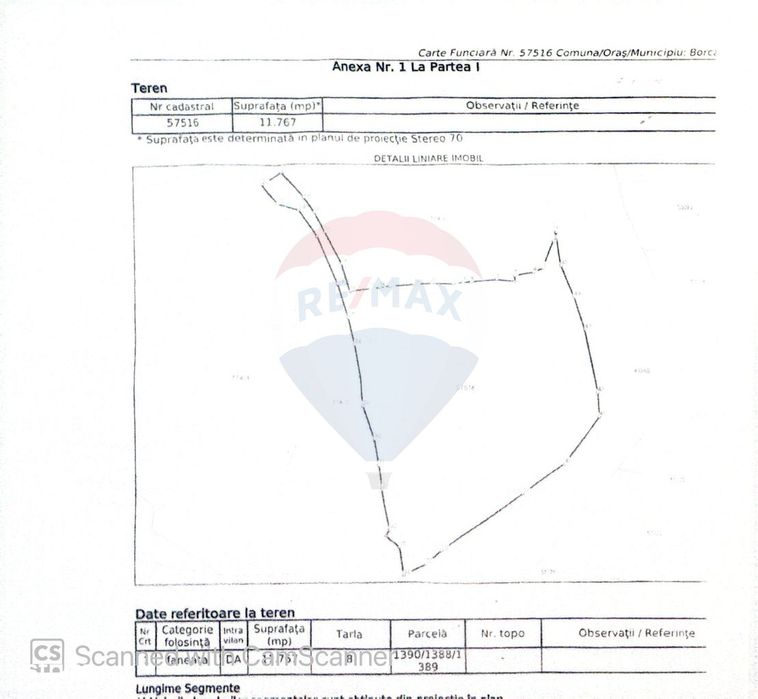 De vanzare | Teren Intravilan | Sat Sabasa, Comuna Borca, Neamt |