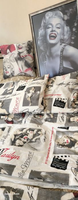 Завеси (Marilyn Monroe) комплект 3бр. Възглавници и Картина