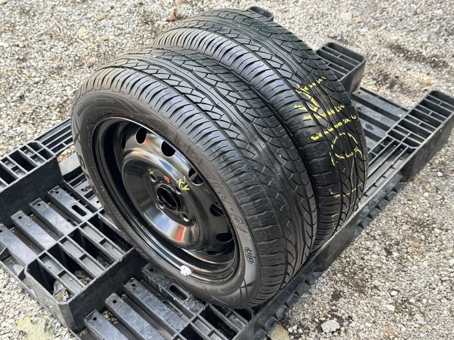 2бр.НОВИ ДЖАНТИ 14цола 4x100+ГУМИ 165/60/14-Toyota,Kia,Hyundai,Mazda