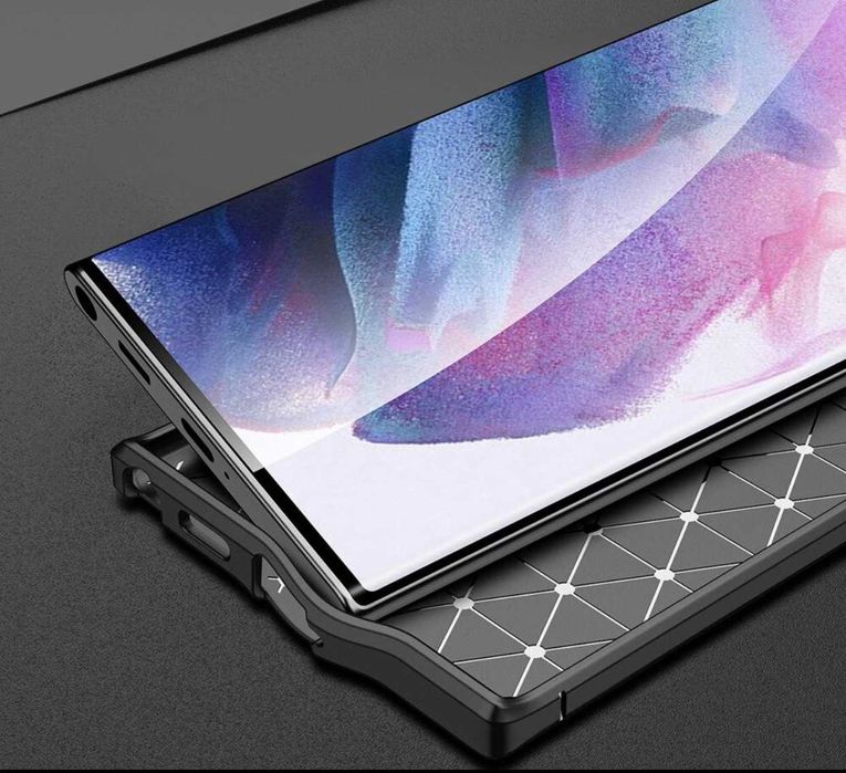 Husa Antisoc model PIELE pt. Samsung S22 , S22 Plus , S22 Ultra 5G