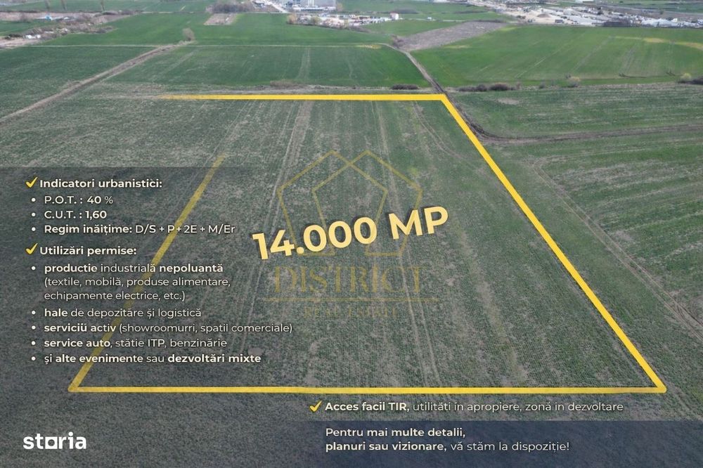 Teren industrial de vânzare Covaci | 14.000 mp | Viitoare centura Cova