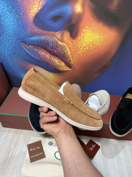 Mocasini Loro Piana piele naturala 100% Full Box colectie noua