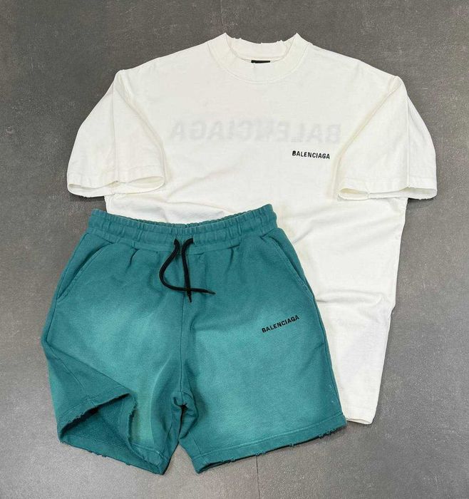 Модерен мъжки летен комплект/екип DSQUARED2 тениска + къси панталони – комфорт, стил и перфектна визия за топлите дни!