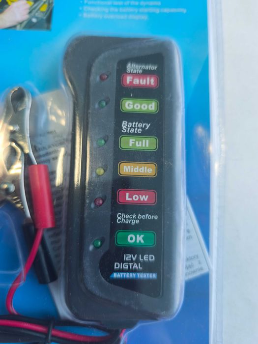 Tester baterie auto si alternator