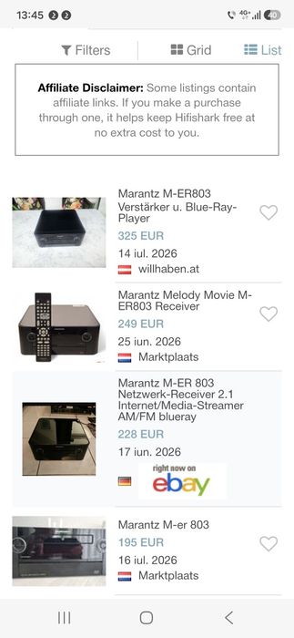 Marantz M ER803 blu ray dvd TOP