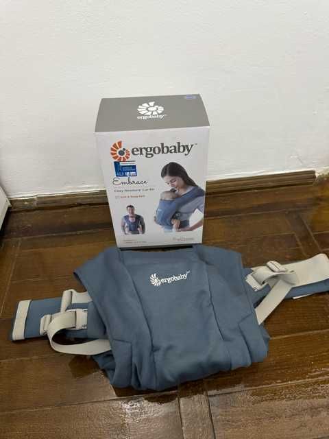 Marsupiu ergonomic Embrace – Ergobaby, Oxford Blue