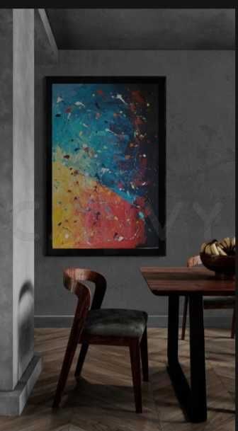 Картина абстрактна 150/100см