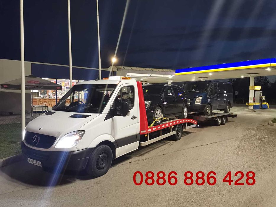 Пътна помощ Варна - 6места за пътници 24/7. Транспорт на техника до 5т