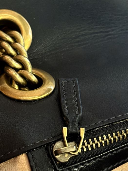 Оригинална Gucci GG Marmont – Черна естествена кожа