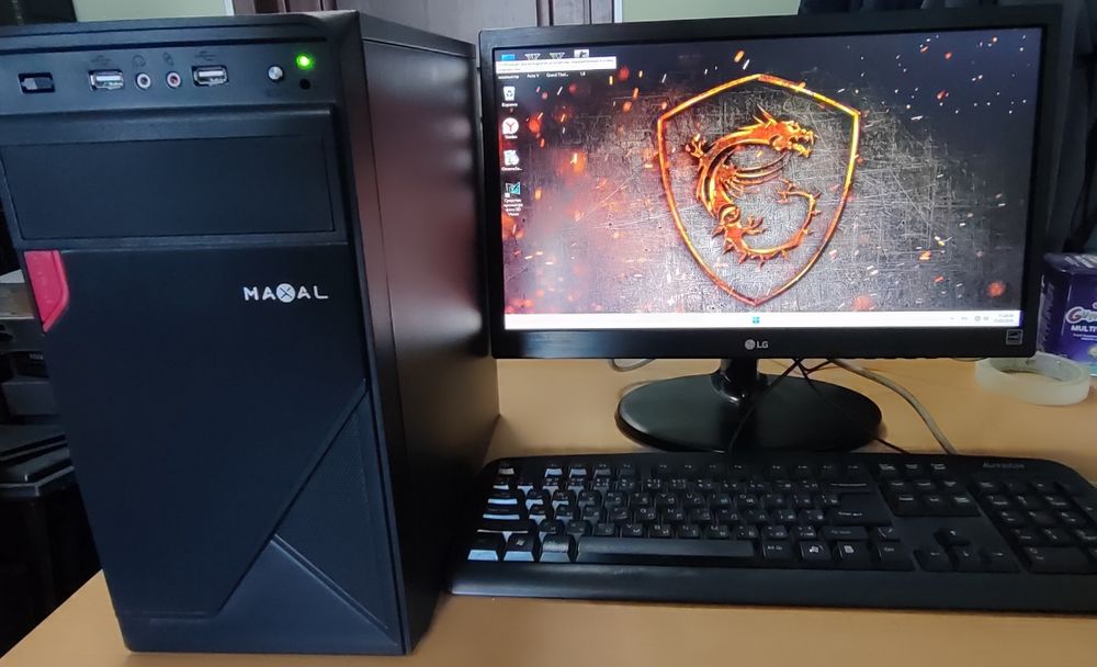 Компьютер Core i5/SSD + монитор - готовое решение