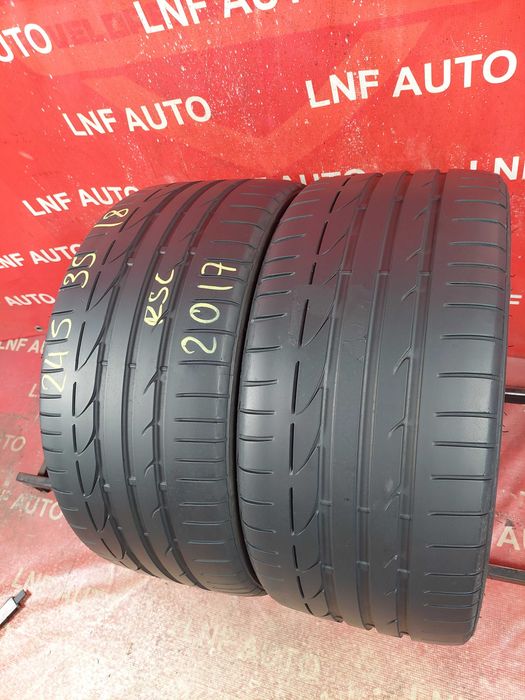Anvelope de VARA - 245/35/18 - Bridgestone - 5.60 MM - DOT 2017 RFT !