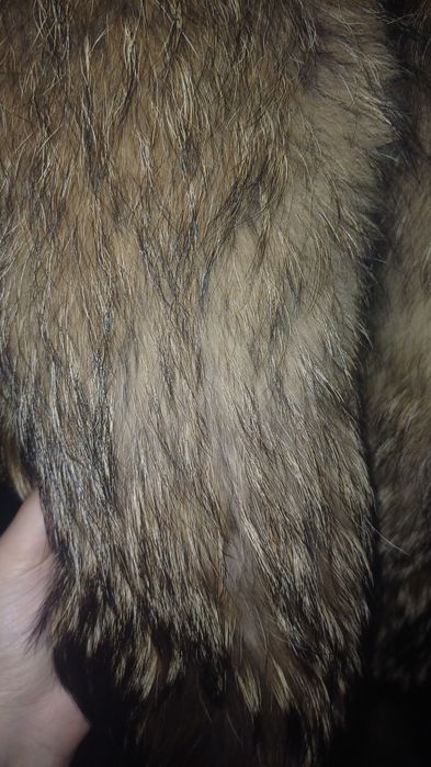 Куртка кожаная с натуральным мехом