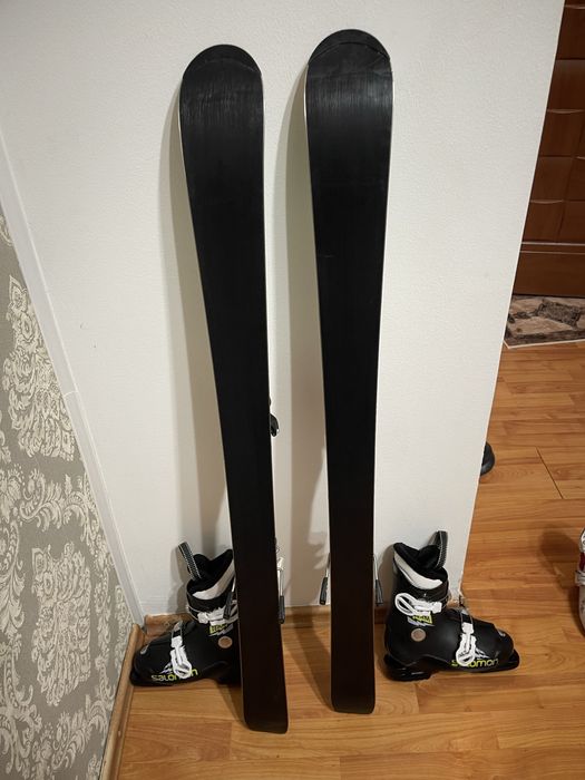 Schiuri copii 110 cm fischer cu clapari set skiuri