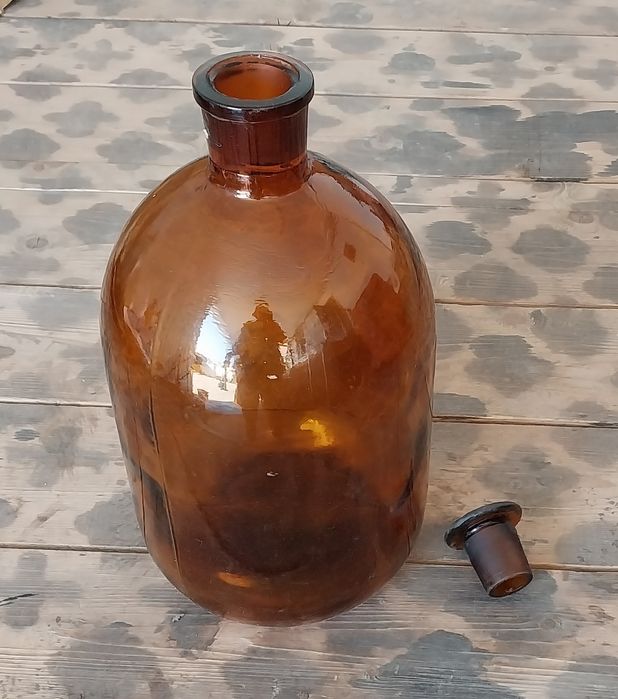 Стеклянная бутылка 5 литров