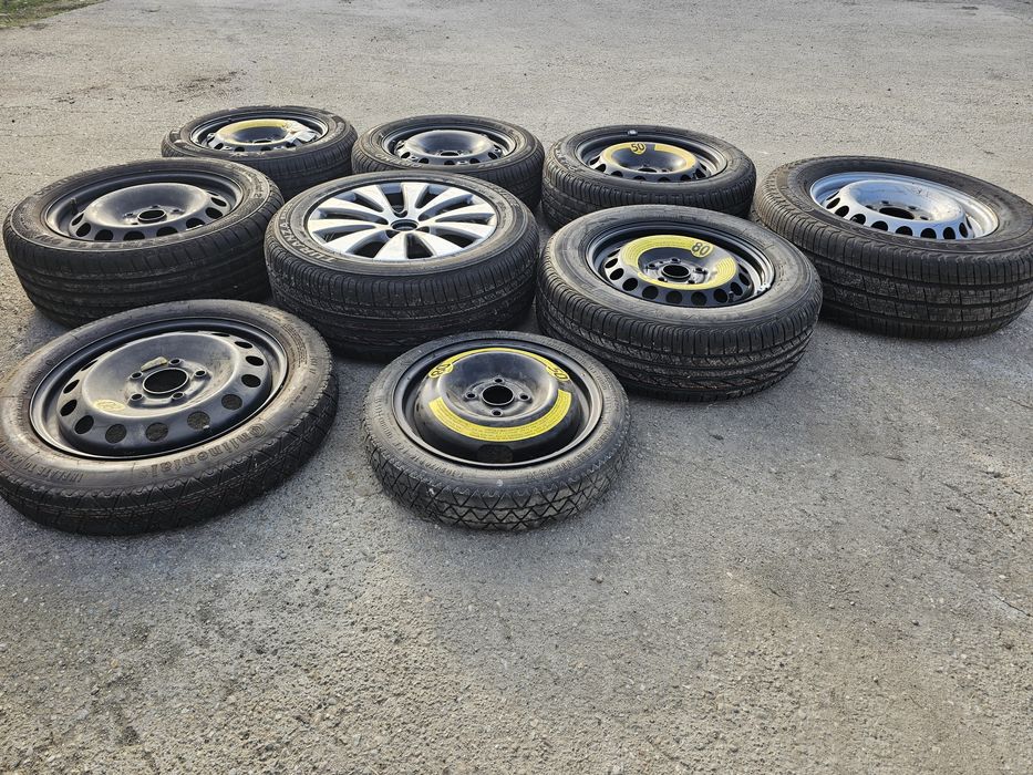 Roti rezerva Noi , jante originale  , 15 , 16 gama vw , audi ,mercedes