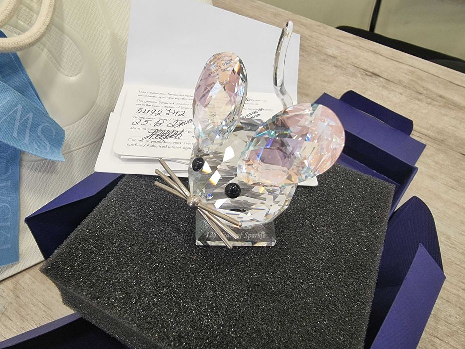 Swarovski 125 Years of Sparkle Crystal Mouse