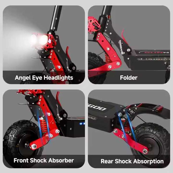 Електрическа тротинетка X7 Pro 3600W,48V/21Аh