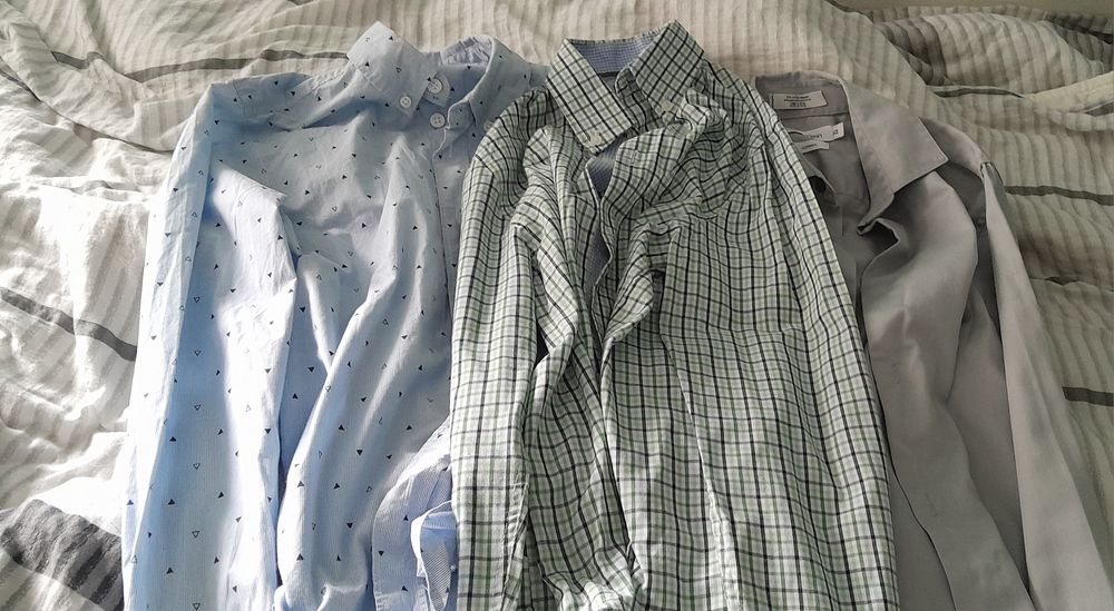 Set cămăși H&M, Calvin Klein, Prinston, pt 10-12 ani