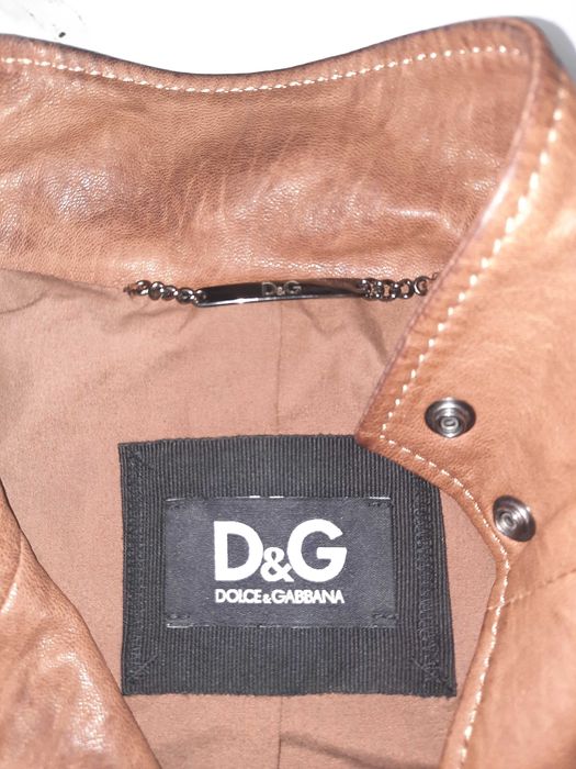 Кожанная куртка Dolce&Gabbana