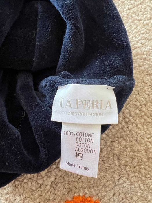 La Perla синя бебешка шапка, носена веднъж