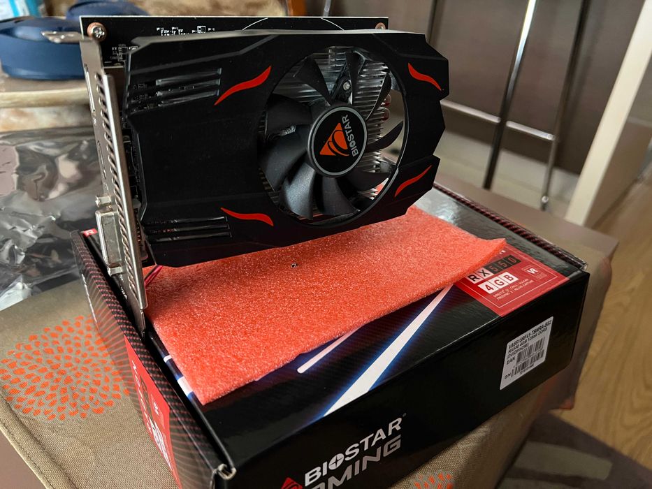 Продавам Нова BIOSTAR ATI Radeon RX550 4GB Gaming