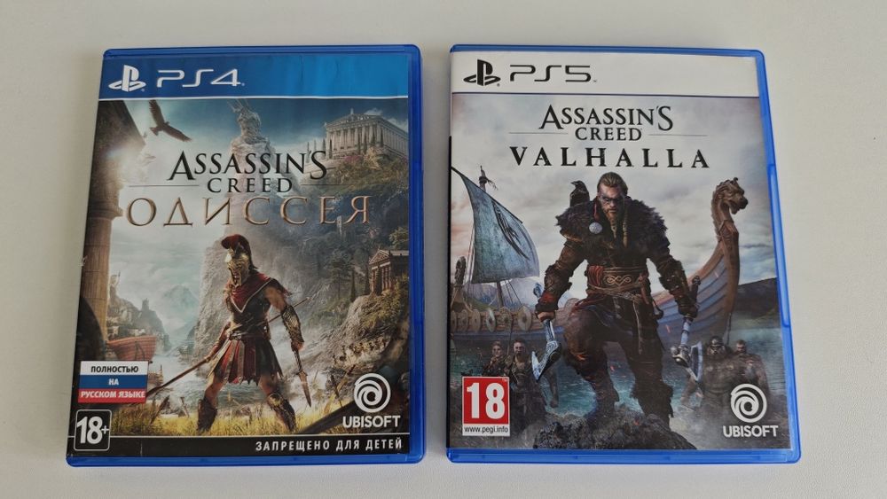Игры Assassin's Creed Одиссея и Вальгалла для Sony Playstation 4 и Ps5