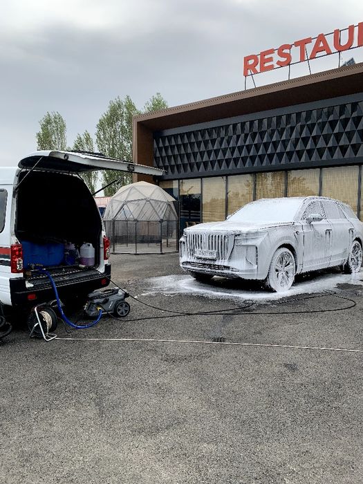 Выездная Автомойка Бесплатно доставка по городу Ташкент 3 фазный Мойка